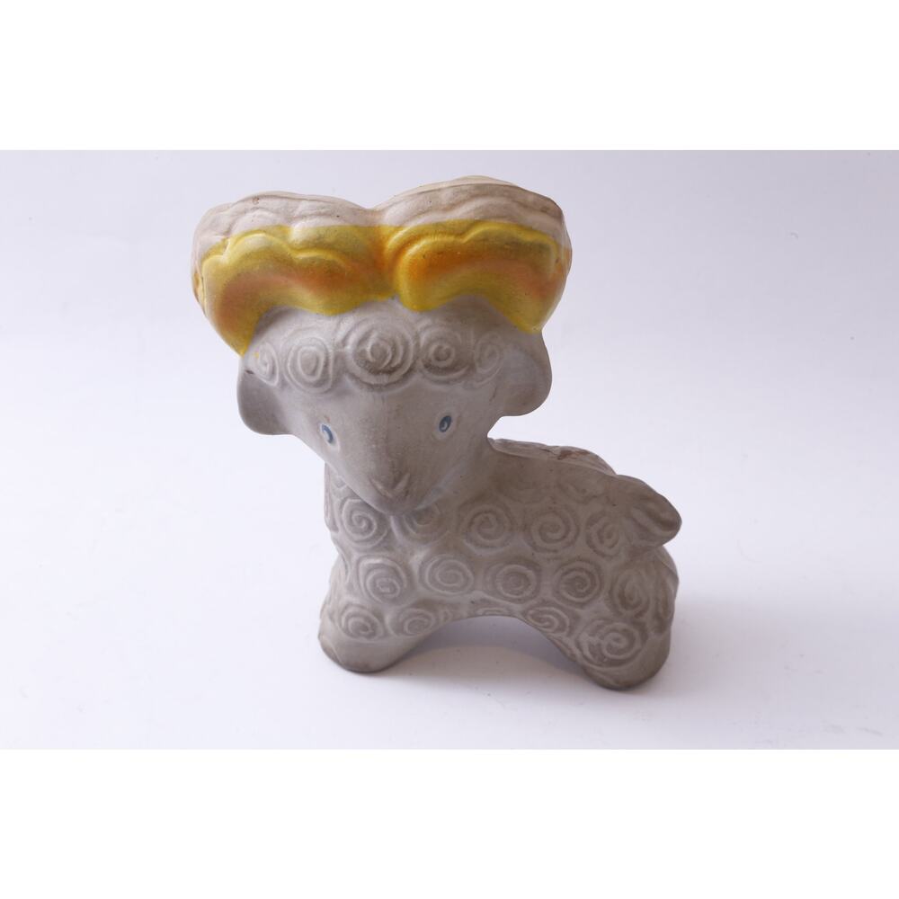 Ram, Decorative, Standing, Soviet, USSR, Rubber, Figure, 6", Animal, Squeaky